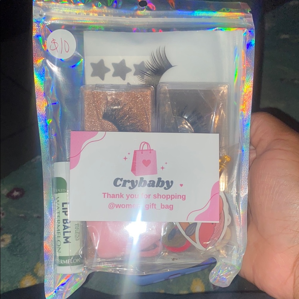 Crybaby Gift Bag with Makeup and Accessories